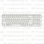 Клавиатура для ноутбука HP Pavilion G6-2221 Белая, с рамкой