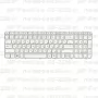 Клавиатура для ноутбука HP Pavilion G6-2226sr Белая, с рамкой