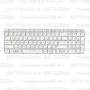 Клавиатура для ноутбука HP Pavilion G6-2227sr Белая, с рамкой