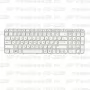 Клавиатура для ноутбука HP Pavilion G6-2229 Белая, с рамкой