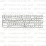 Клавиатура для ноутбука HP Pavilion G6-2230 Белая, с рамкой