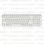 Клавиатура для ноутбука HP Pavilion G6-2233nr Белая, с рамкой