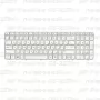 Клавиатура для ноутбука HP Pavilion G6-2237nr Белая, с рамкой