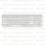 Клавиатура для ноутбука HP Pavilion G6-2240sr Белая, с рамкой