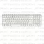 Клавиатура для ноутбука HP Pavilion G6-2241nr Белая, с рамкой