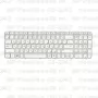 Клавиатура для ноутбука HP Pavilion G6-2243 Белая, с рамкой