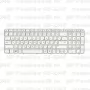 Клавиатура для ноутбука HP Pavilion G6-2245 Белая, с рамкой