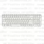 Клавиатура для ноутбука HP Pavilion G6-2253sr Белая, с рамкой