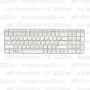 Клавиатура для ноутбука HP Pavilion G6-2256er Белая, с рамкой