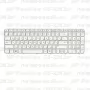 Клавиатура для ноутбука HP Pavilion G6-2262sr Белая, с рамкой