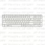 Клавиатура для ноутбука HP Pavilion G6-2266 Белая, с рамкой