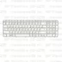 Клавиатура для ноутбука HP Pavilion G6-2276 Белая, с рамкой