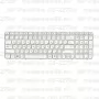 Клавиатура для ноутбука HP Pavilion G6-2277sr Белая, с рамкой