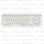 Клавиатура для ноутбука HP Pavilion G6-2286er Белая, с рамкой