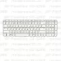 Клавиатура для ноутбука HP Pavilion G6-2288 Белая, с рамкой