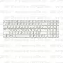 Клавиатура для ноутбука HP Pavilion G6-2293nr Белая, с рамкой