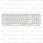 Клавиатура для ноутбука HP Pavilion G6-2301 Белая, с рамкой