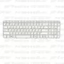 Клавиатура для ноутбука HP Pavilion G6-2307sr Белая, с рамкой