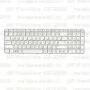 Клавиатура для ноутбука HP Pavilion G6-2309 Белая, с рамкой