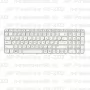 Клавиатура для ноутбука HP Pavilion G6-2312 Белая, с рамкой