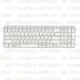 Клавиатура для ноутбука HP Pavilion G6-2315sr Белая, с рамкой
