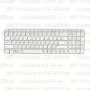 Клавиатура для ноутбука HP Pavilion G6-2316sr Белая, с рамкой