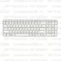 Клавиатура для ноутбука HP Pavilion G6-2322er Белая, с рамкой