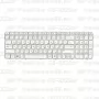 Клавиатура для ноутбука HP Pavilion G6-2322sr Белая, с рамкой