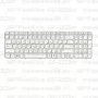 Клавиатура для ноутбука HP Pavilion G6-2323sr Белая, с рамкой
