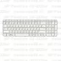 Клавиатура для ноутбука HP Pavilion G6-2325er Белая, с рамкой