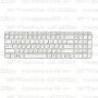 Клавиатура для ноутбука HP Pavilion G6-2325sr Белая, с рамкой