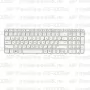 Клавиатура для ноутбука HP Pavilion G6-2331sr Белая, с рамкой