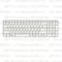 Клавиатура для ноутбука HP Pavilion G6-2343er Белая, с рамкой