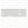 Клавиатура для ноутбука HP Pavilion G6-2344sr Белая, с рамкой