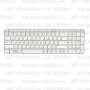 Клавиатура для ноутбука HP Pavilion G6-2345sr Белая, с рамкой