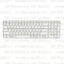 Клавиатура для ноутбука HP Pavilion G6-2350sr Белая, с рамкой