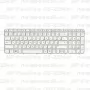 Клавиатура для ноутбука HP Pavilion G6-2354sr Белая, с рамкой