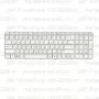 Клавиатура для ноутбука HP Pavilion G6-2356sr Белая, с рамкой