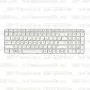 Клавиатура для ноутбука HP Pavilion G6-2360er Белая, с рамкой