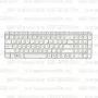 Клавиатура для ноутбука HP Pavilion G6-2360sr Белая, с рамкой