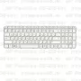 Клавиатура для ноутбука HP Pavilion G6-2364nr Белая, с рамкой
