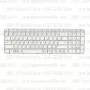 Клавиатура для ноутбука HP Pavilion G6-2364sr Белая, с рамкой