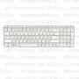 Клавиатура для ноутбука HP Pavilion G6-2374nr Белая, с рамкой