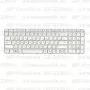 Клавиатура для ноутбука HP Pavilion G6-2376nr Белая, с рамкой