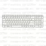 Клавиатура для ноутбука HP Pavilion G6-2377sr Белая, с рамкой