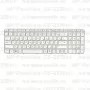 Клавиатура для ноутбука HP Pavilion G6-2378nr Белая, с рамкой