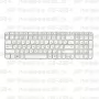 Клавиатура для ноутбука HP Pavilion G6-2384 Белая, с рамкой