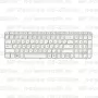 Клавиатура для ноутбука HP Pavilion G6-2390er Белая, с рамкой