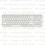 Клавиатура для ноутбука HP Pavilion G6-2391er Белая, с рамкой