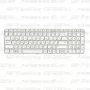 Клавиатура для ноутбука HP Pavilion G6-2391nr Белая, с рамкой